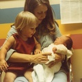 Bethany and Becky admire Phoebe